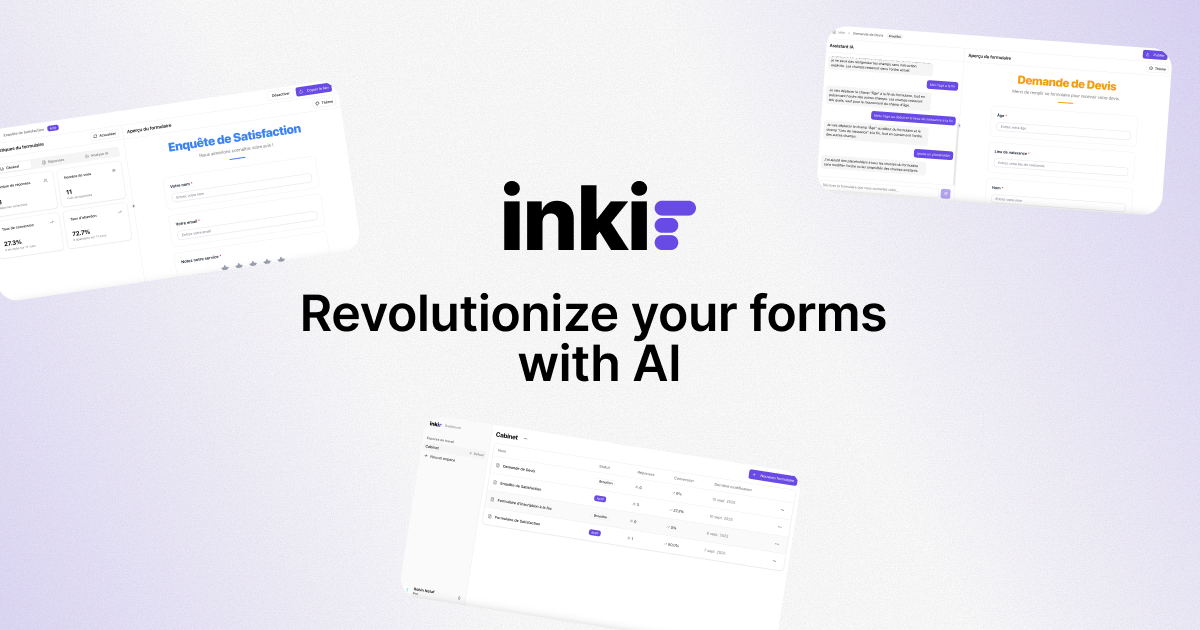 Média Inkir - Smart Form Builder avec IA 1