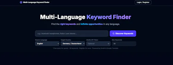 Multi-Language Keyword Finder gallery image