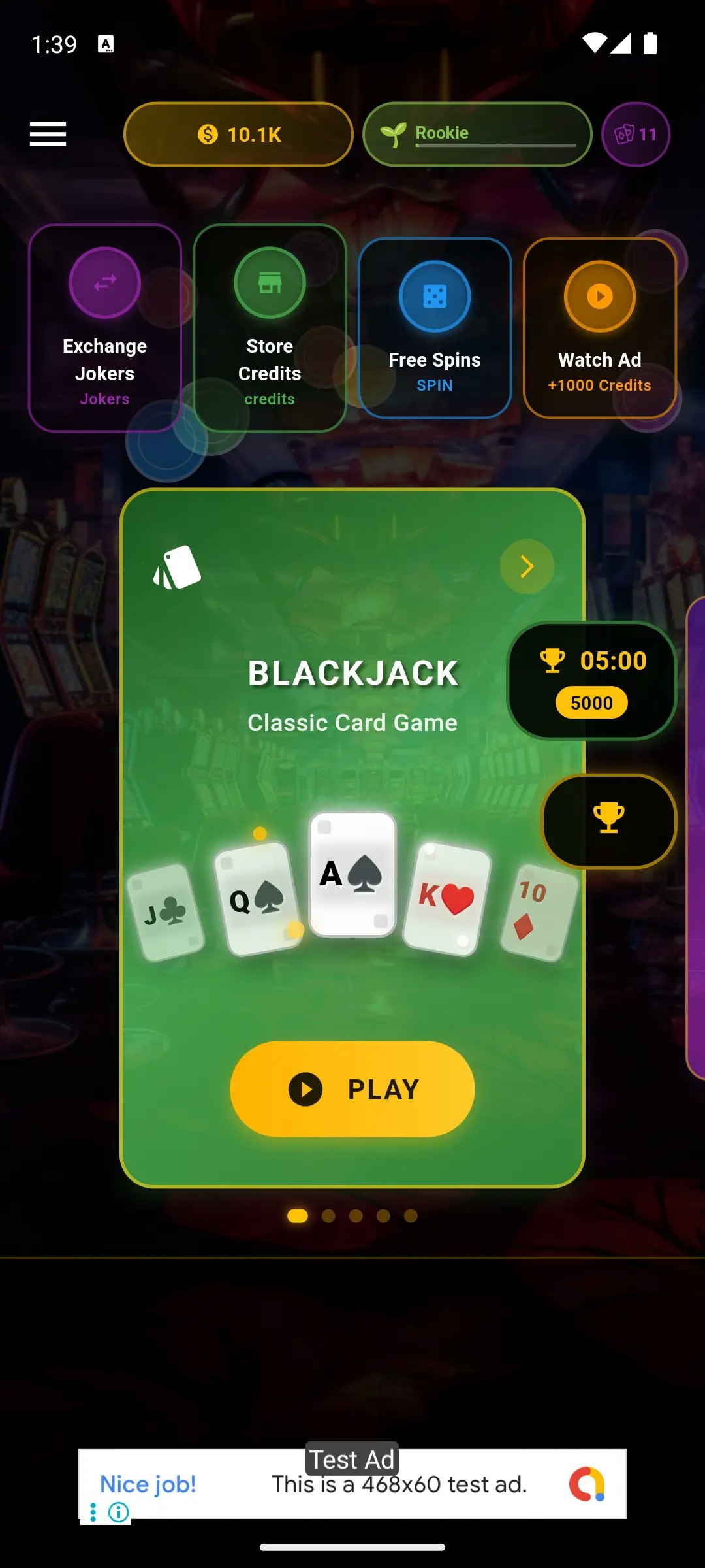 Lucky21 Blackjack - Gioco di casinò online gratuito |Carpe mobile media 1