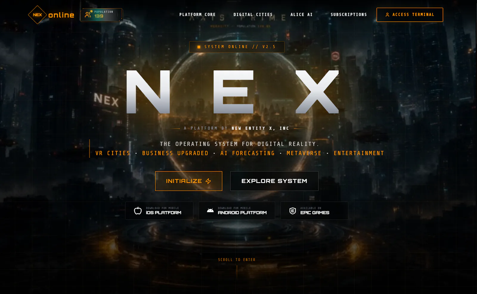 N E X screenshot 3