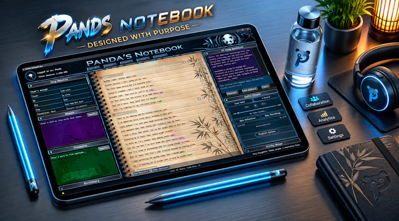 Panda's Notebook screenshot 1