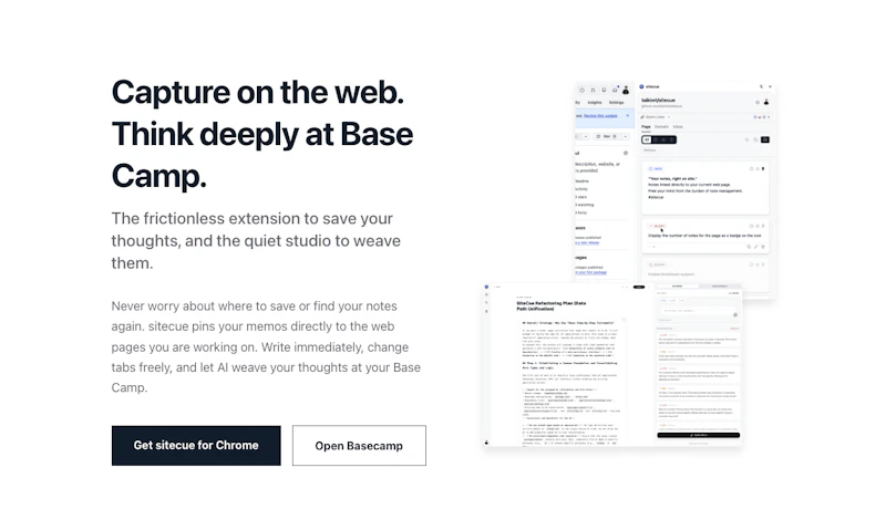 sitecue v2: Web Dashboard & New LP screenshot 1