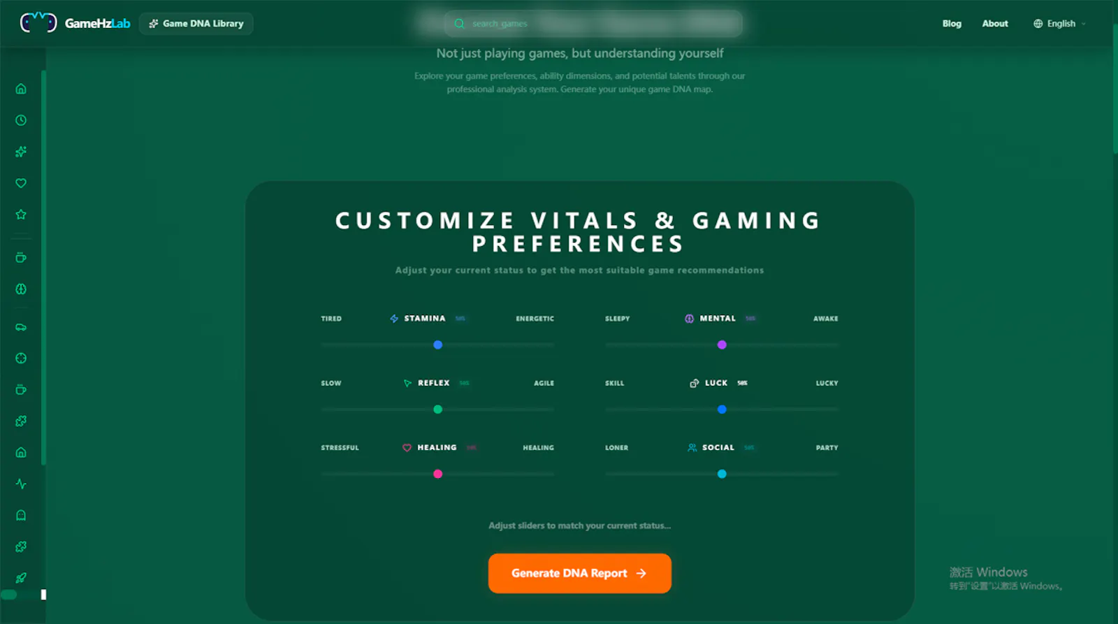 GameHzLab — Game DNA screenshot 4