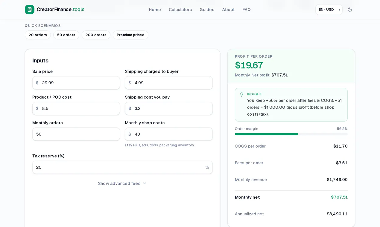 CreatorFinance.tools gallery image
