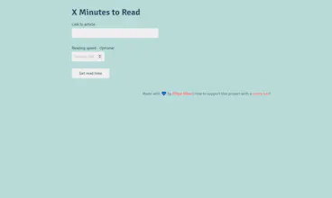X Minutes to Read gallery image