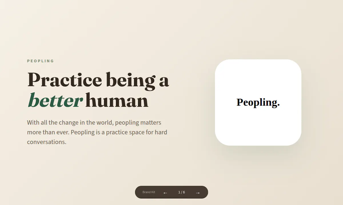 Peopling