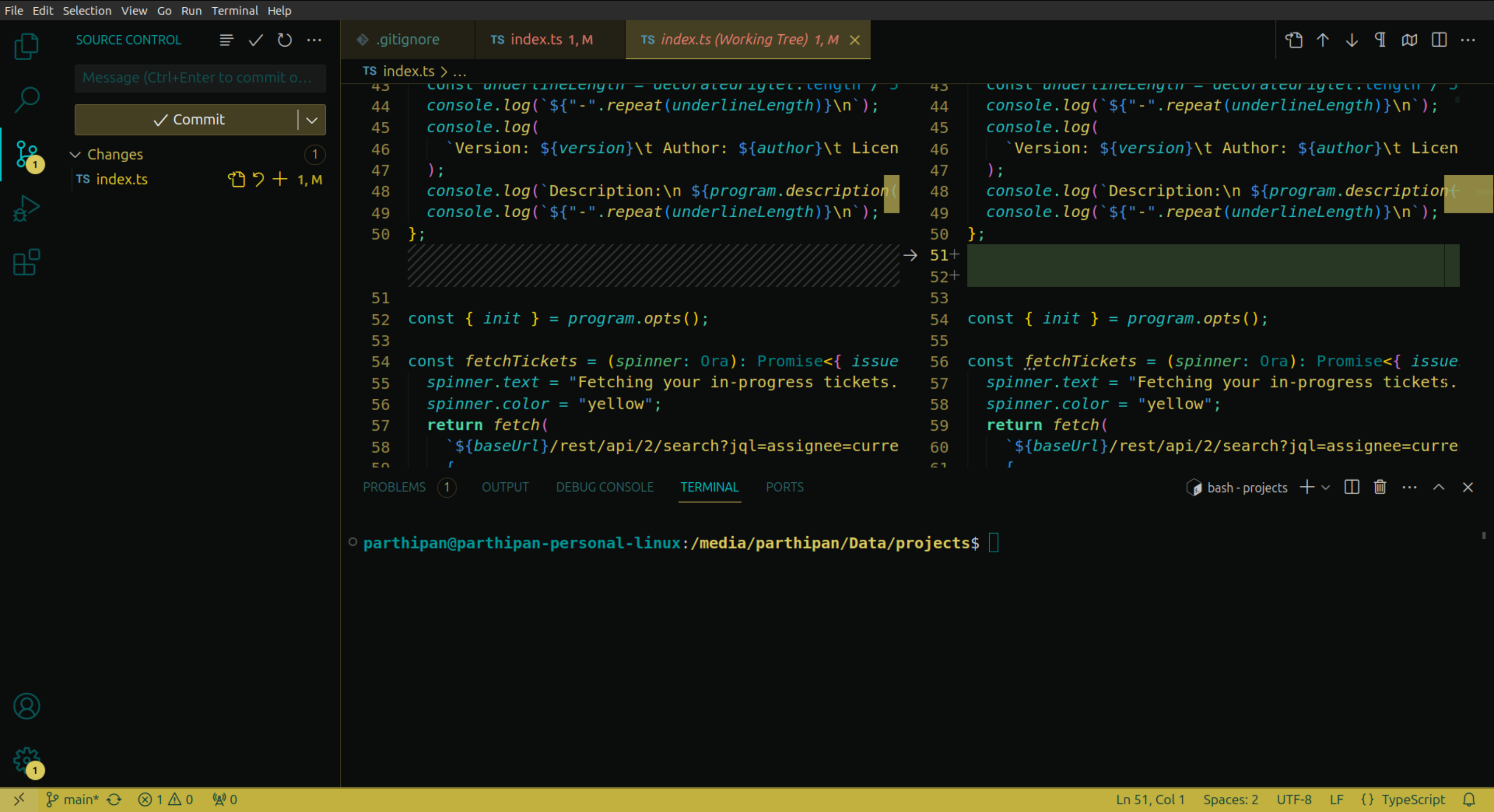 अंधेरा सुबह - प्रमुख काले और पीले रंगों के साथ एक vscode डार्क थीम मीडिया 1