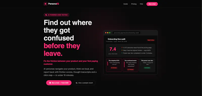 PersonaIQ screenshot 2