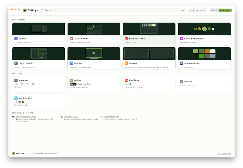KiwiDesk screenshot 2
