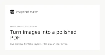 Image PDF Maker gallery image