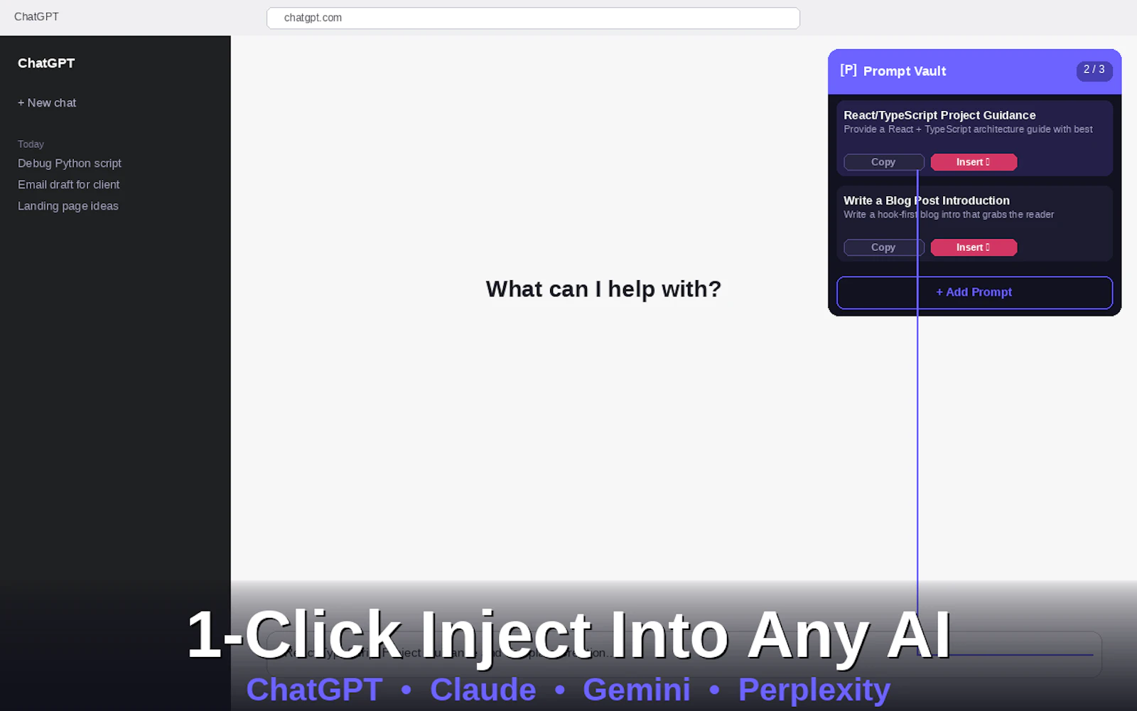 AI Prompt Vault screenshot 1
