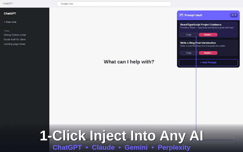 AI Prompt Vault screenshot 1