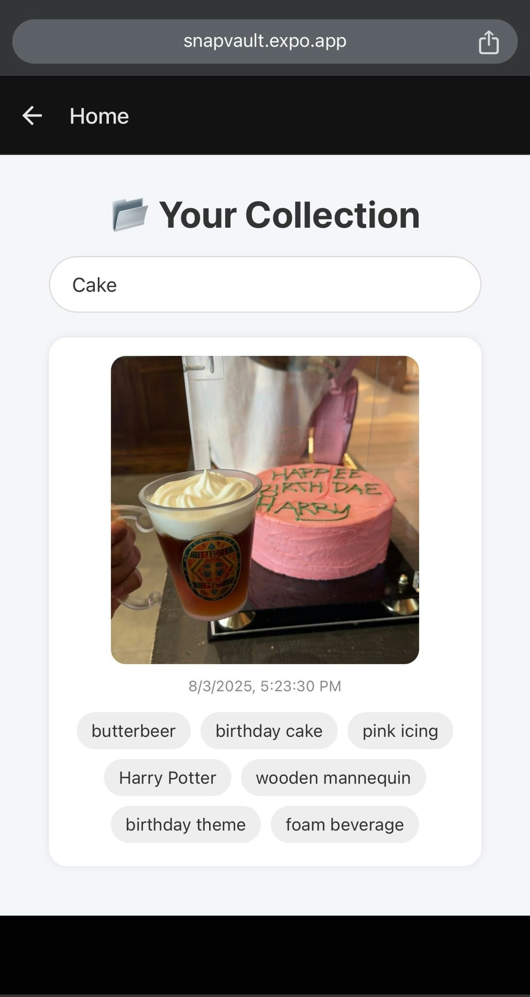 SnapVault gallery image