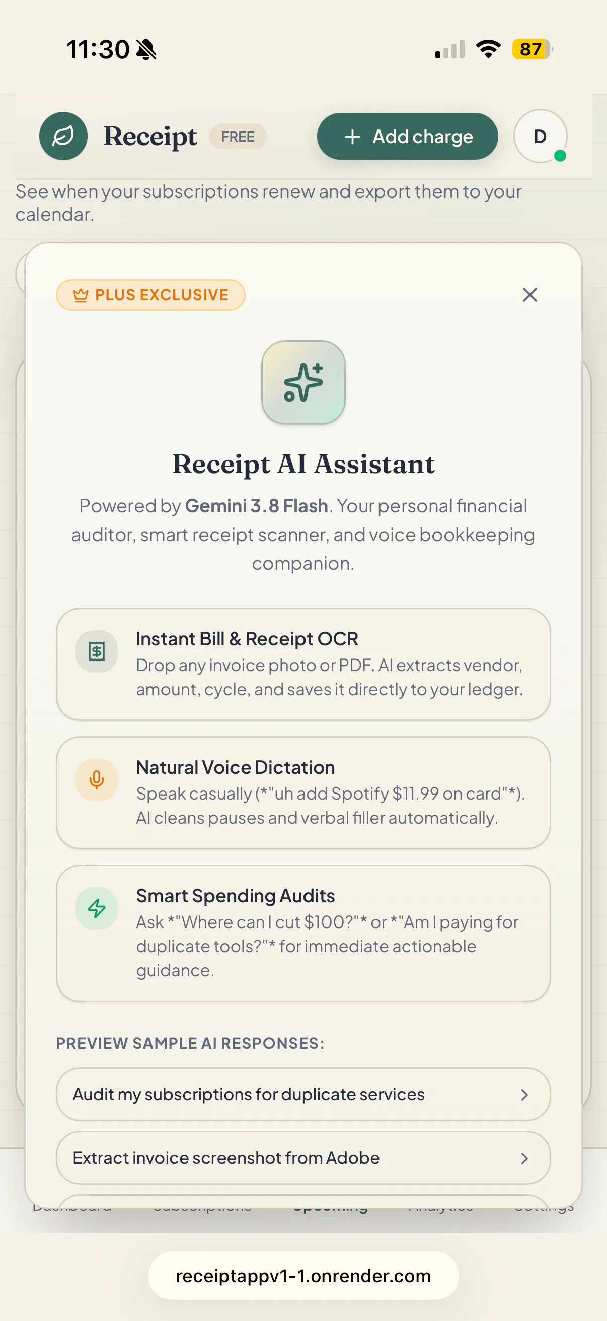 Receipt-Subscription-app gallery image