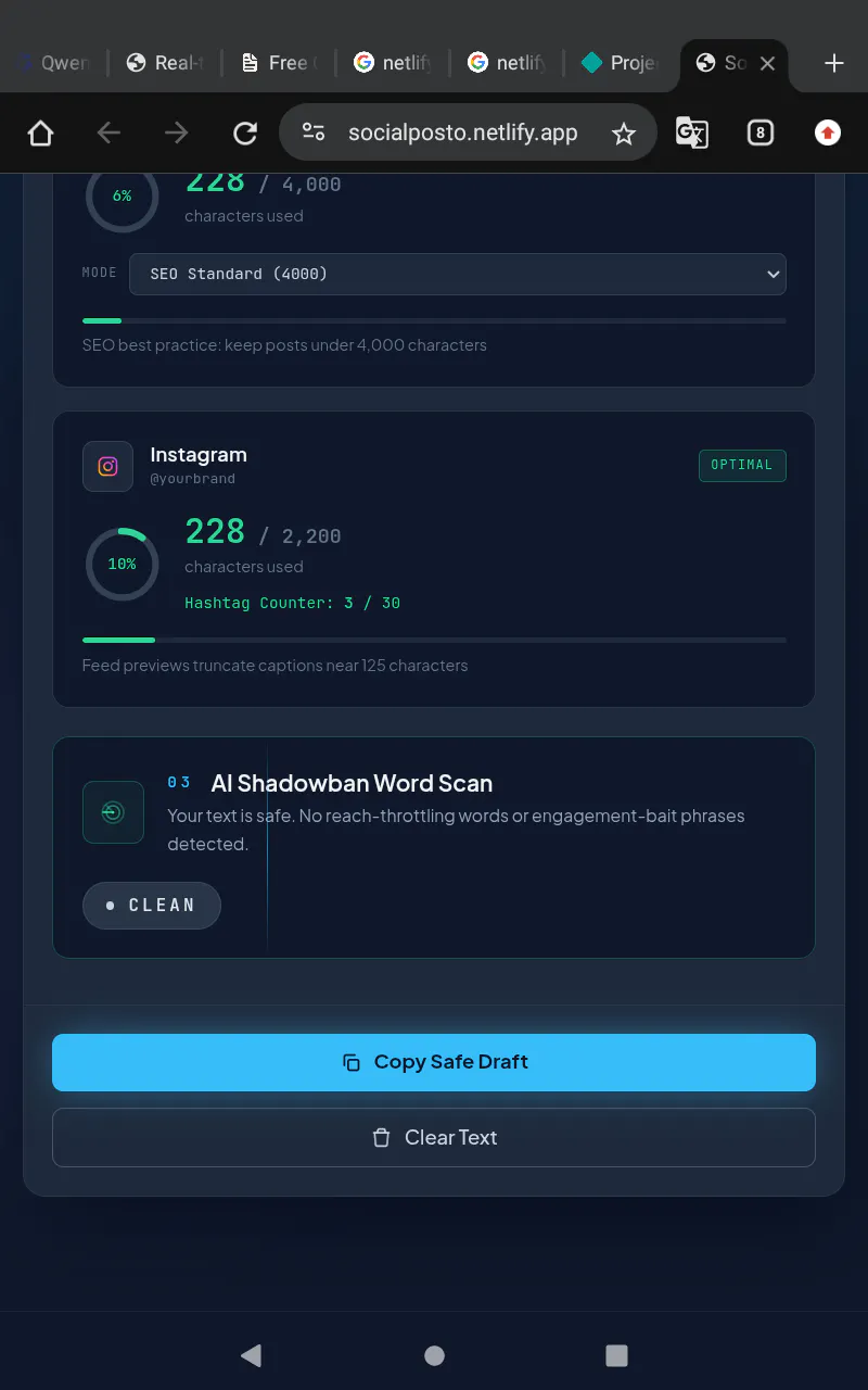SocialPost Optimizer gallery image