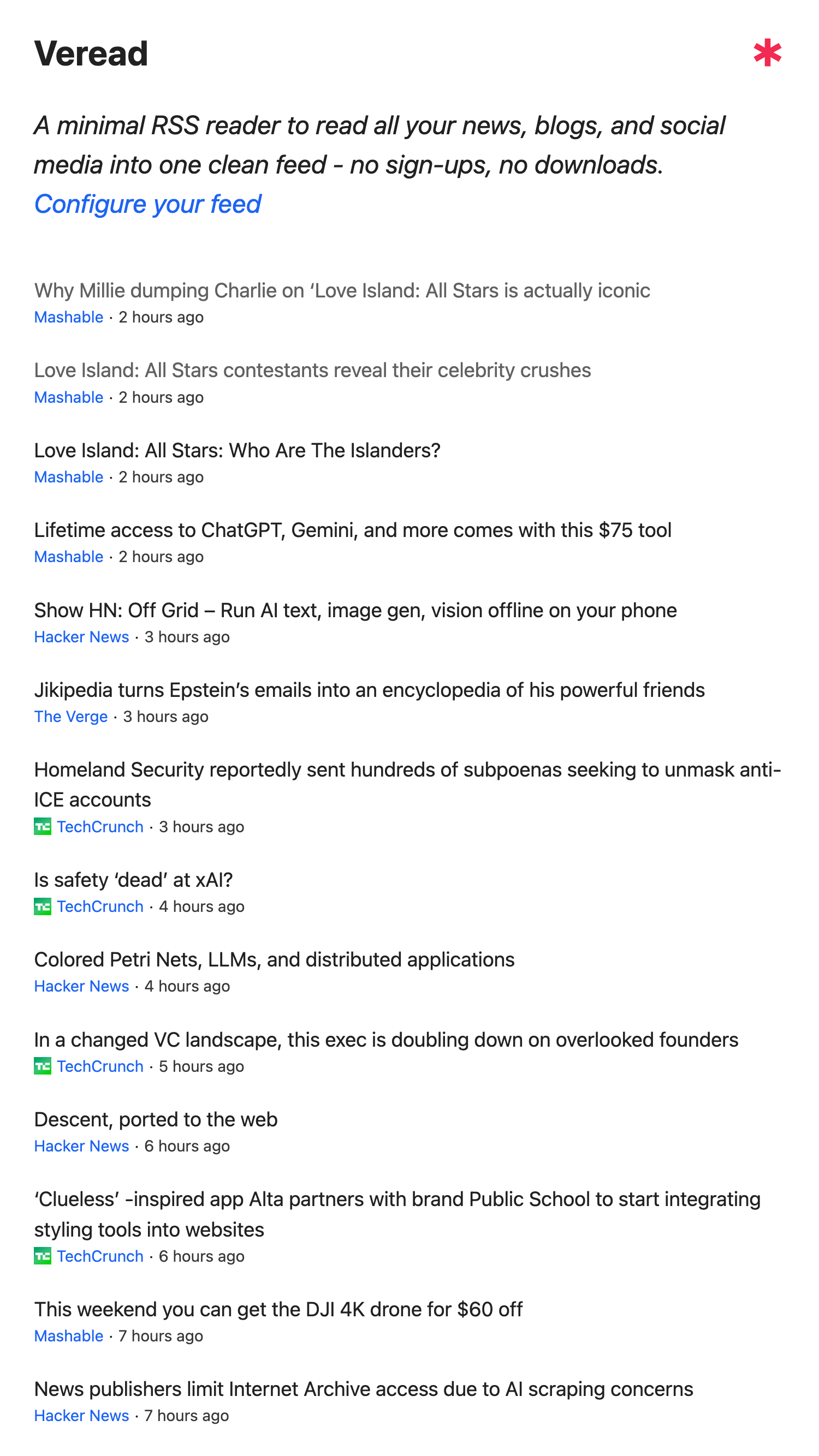 Veread - Main product screenshot demonstrating key features and user interface