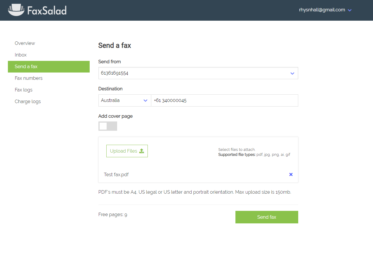 FaxSalad gallery image