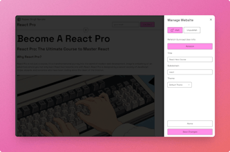 Website Builder for Gumroad Products gallery image
