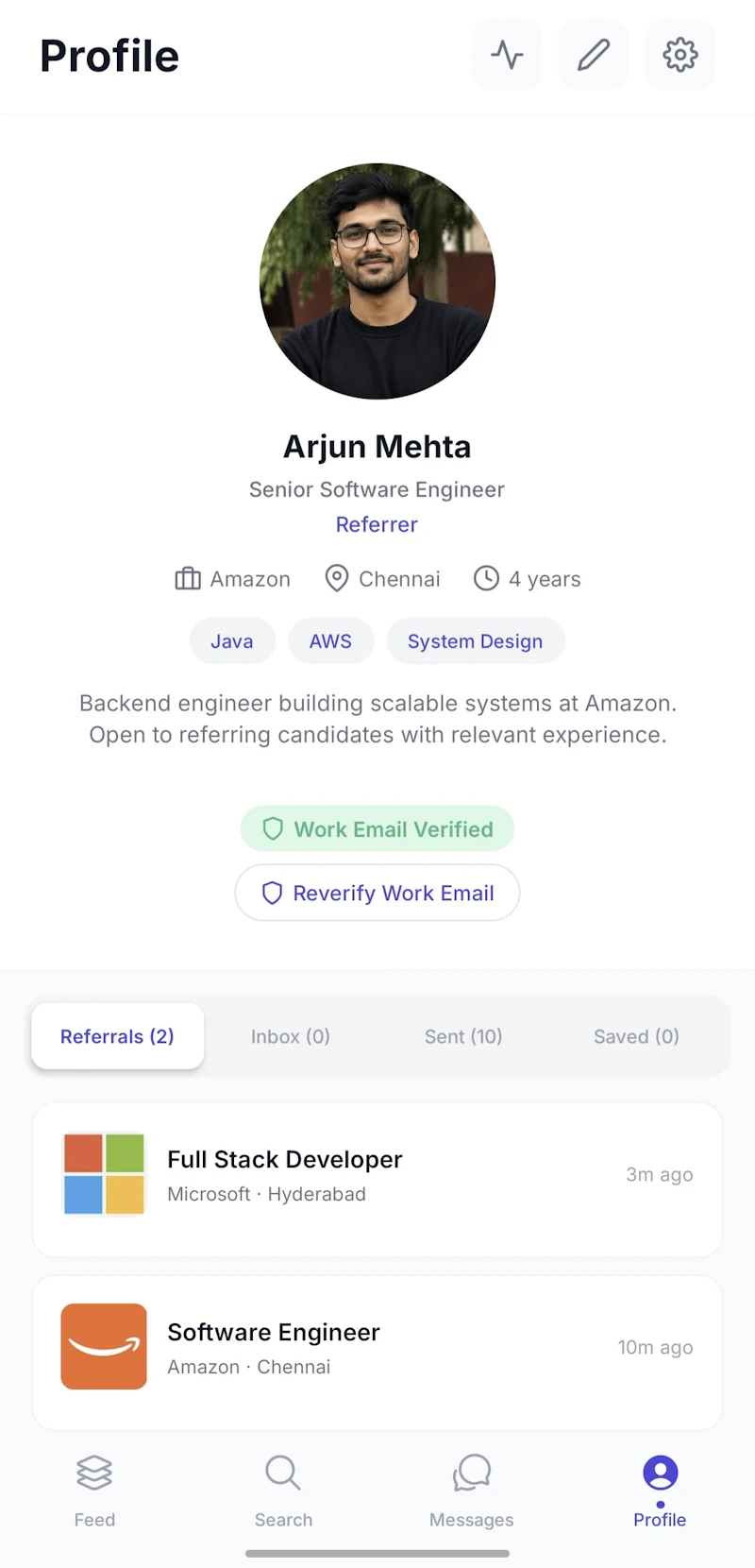 Nod Circle: Job Referrals screenshot 3