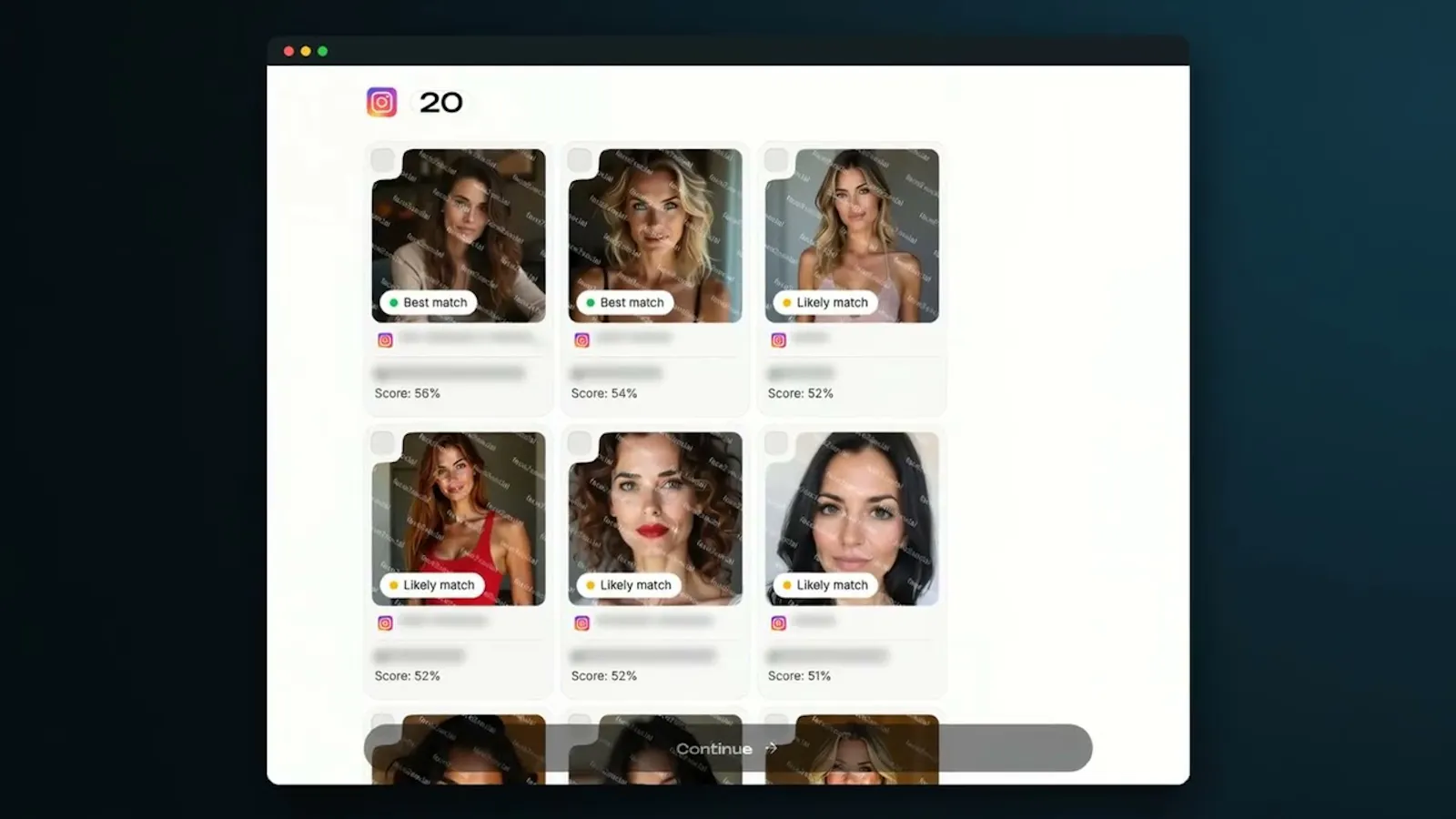 face2social screenshot 1 (video preview)