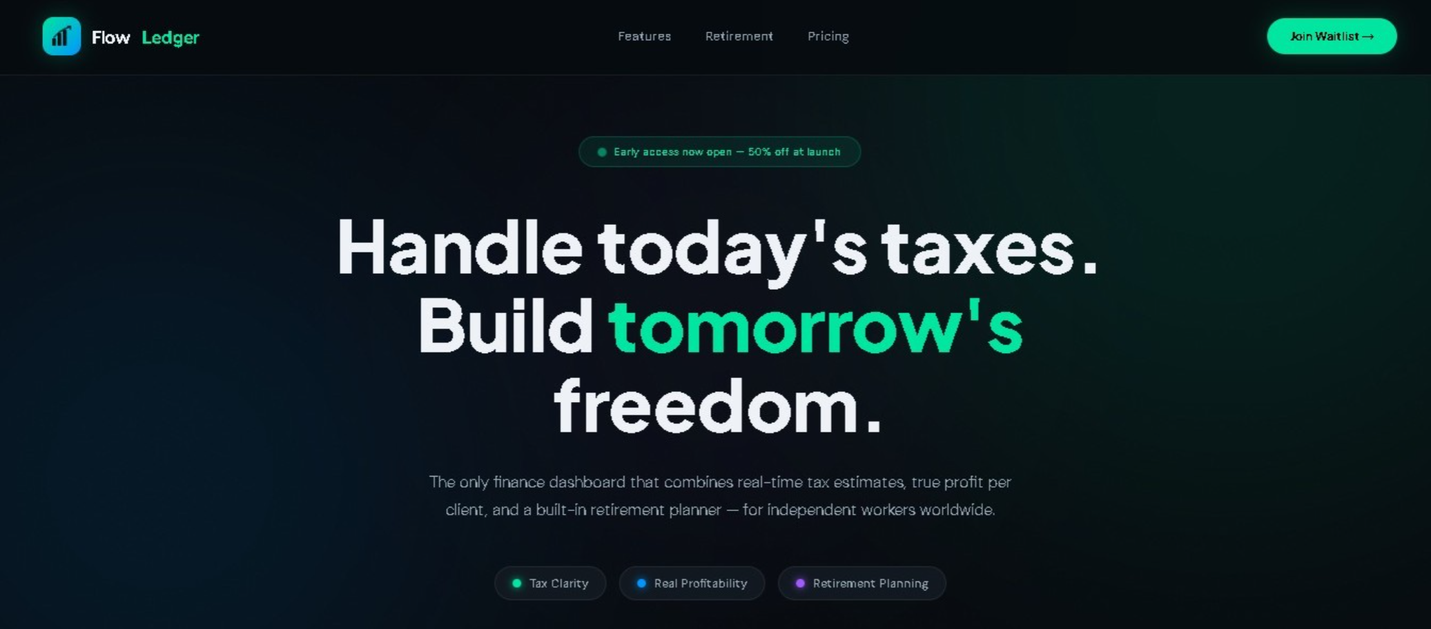 FlowLedger - Screenshot 4 showing product features and functionality
