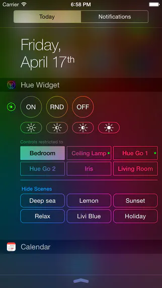 Hue Widget