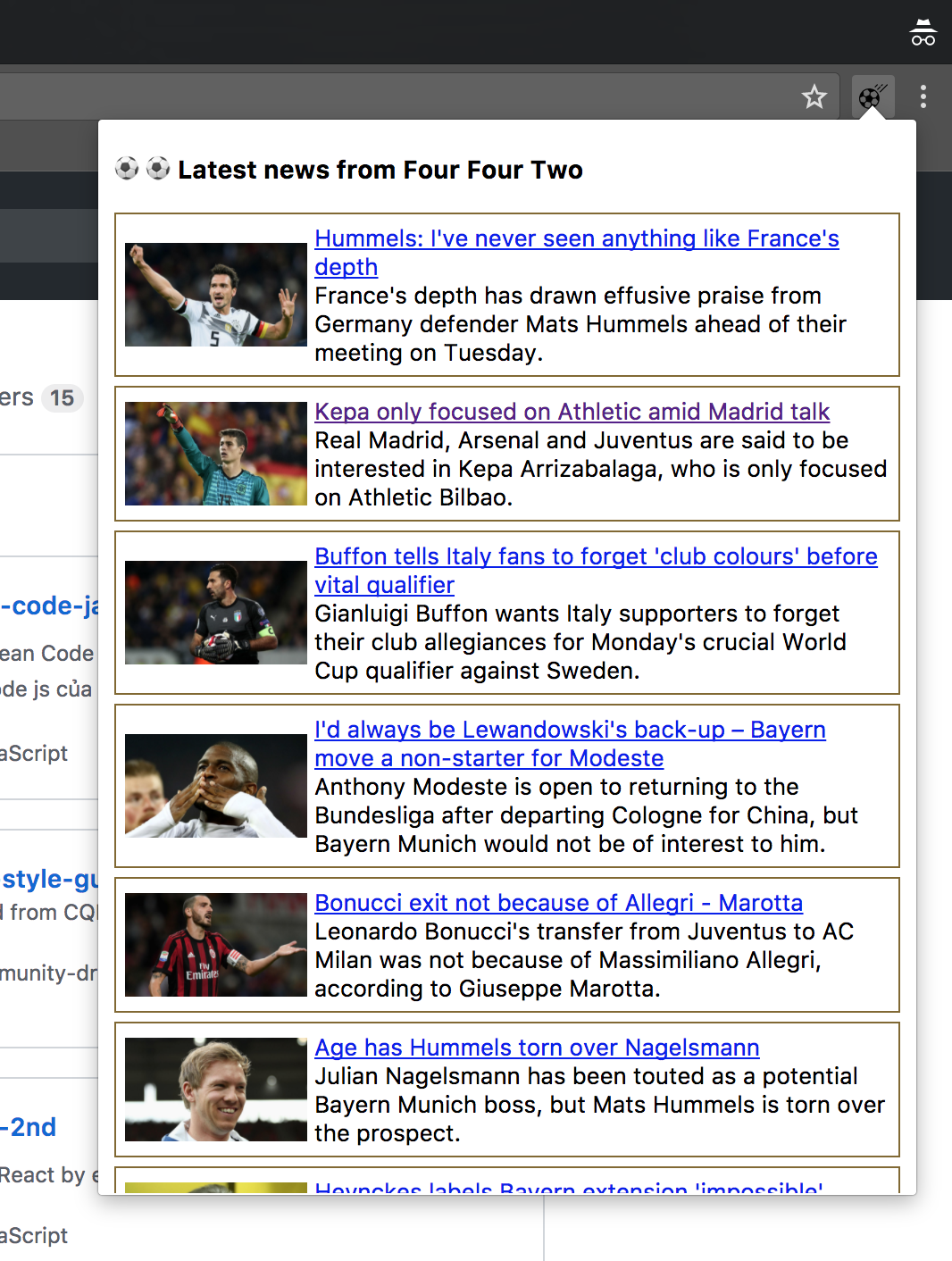 Football News Reader gallery image