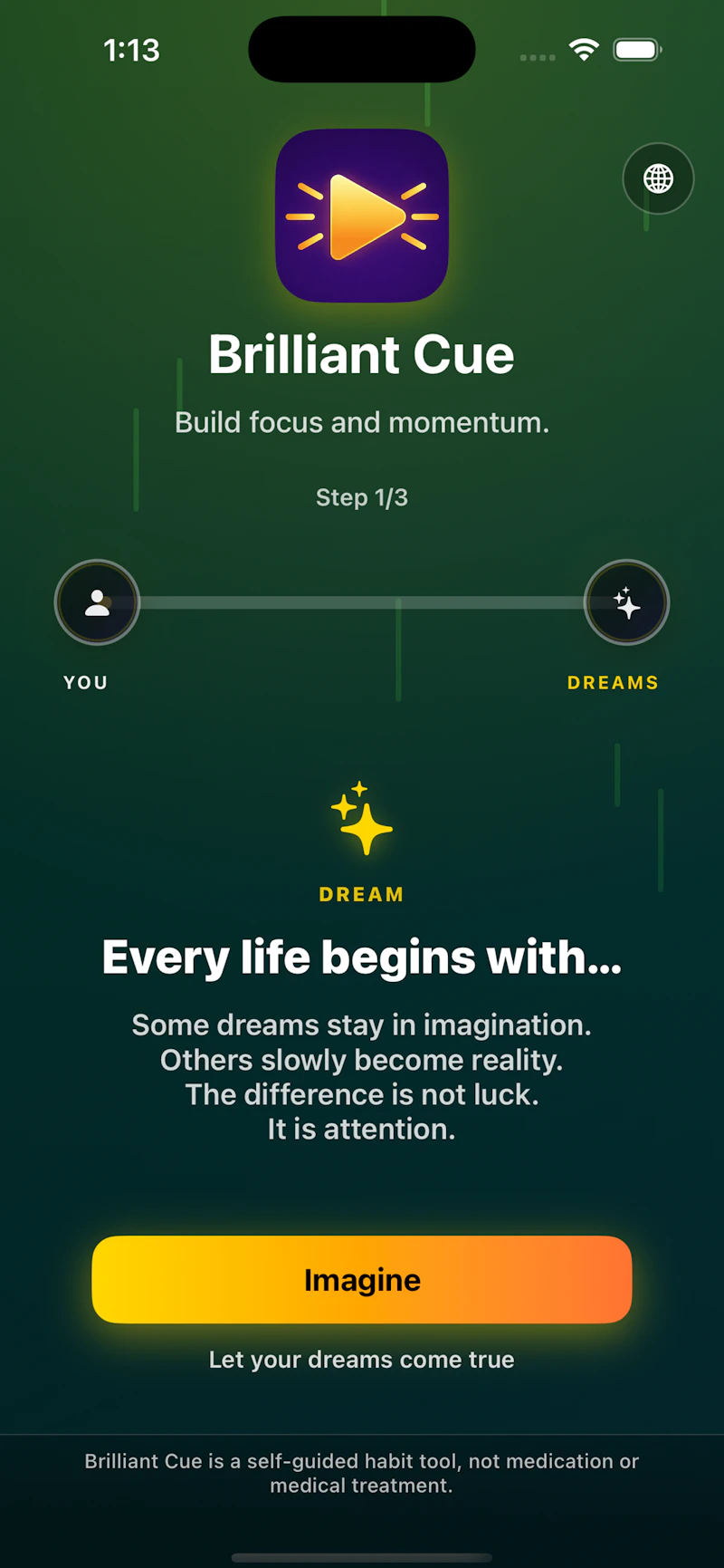 Brilliant Cue App screenshot 2