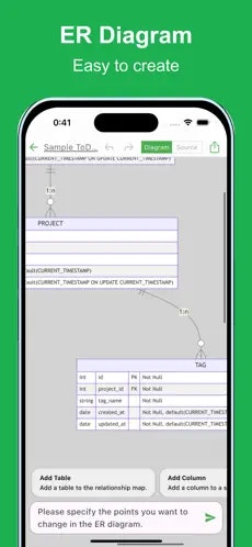 ER Diagram AI - Main product screenshot demonstrating key features and user interface