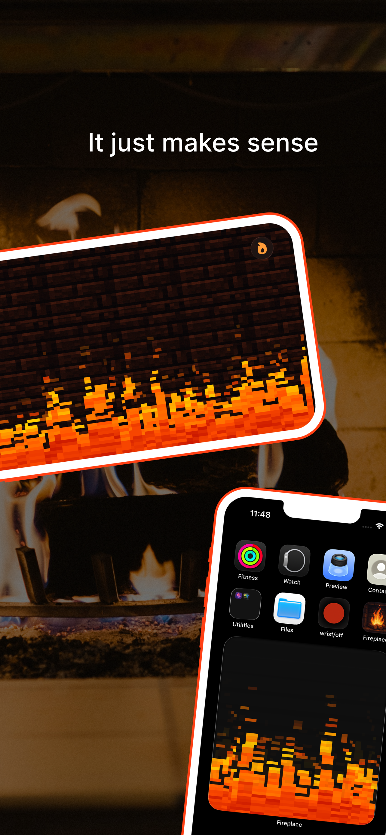 Fireplace: for your phone/watch - Screenshot 4 preview