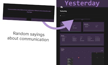 Notion Contact Form Template (Automatic) gallery image