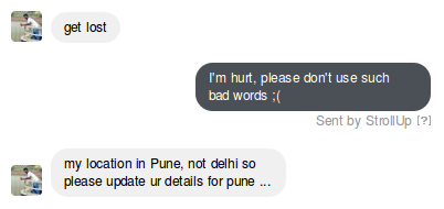 StrollUp Chatbot gallery image