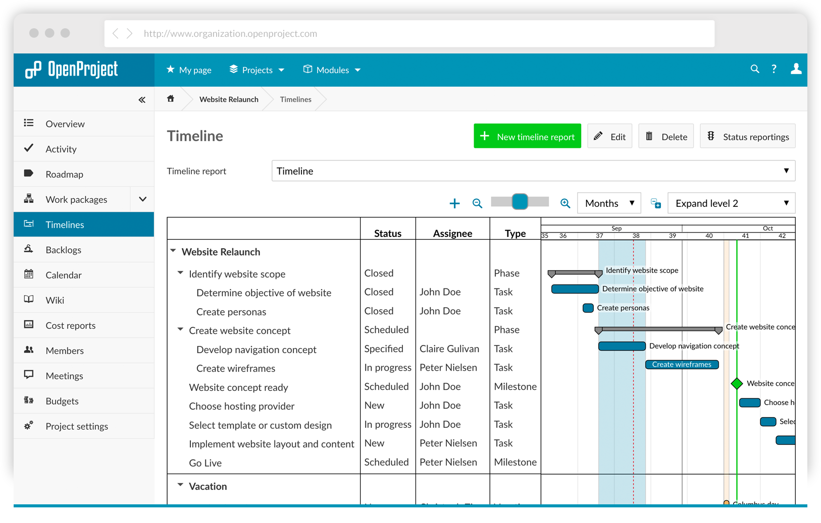 OpenProject gallery image