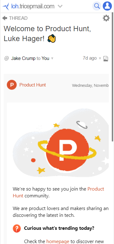 TricepMail gallery image