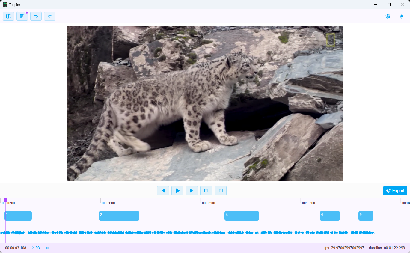 Taqsim - Main screenshot showing features and interface