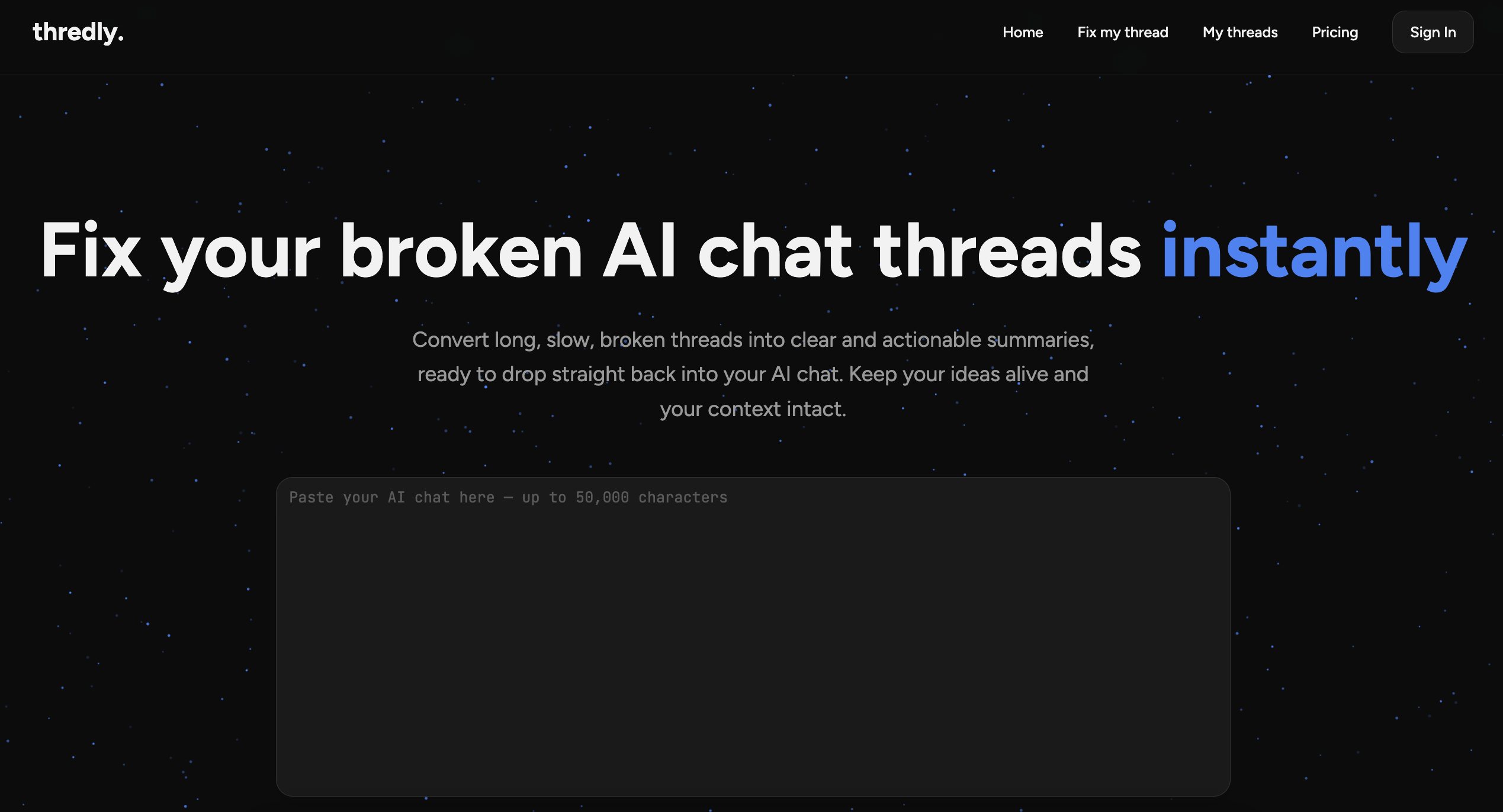 thredly screenshot 2