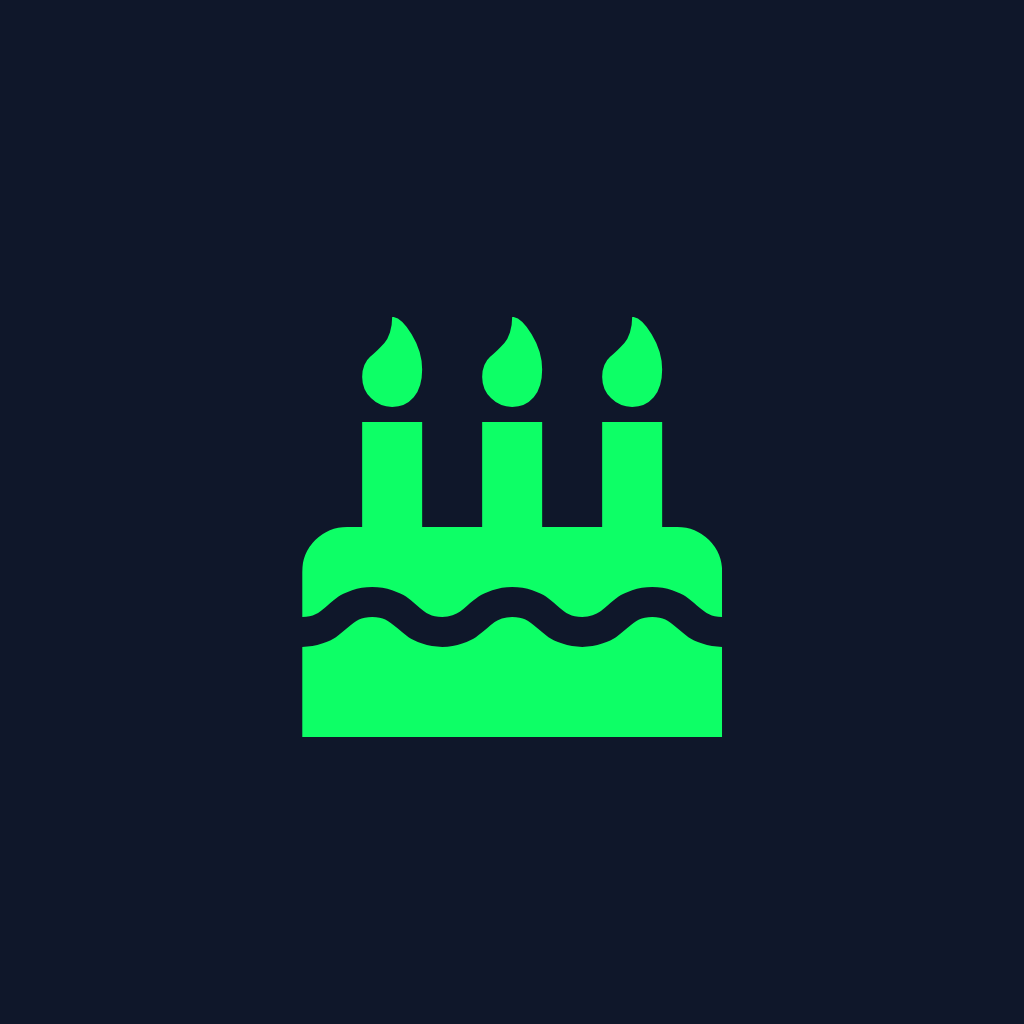 My Birthday Tracker - Product Hunt launch logo and brand identity