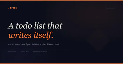 Spark! A todo list that writes itself gallery image