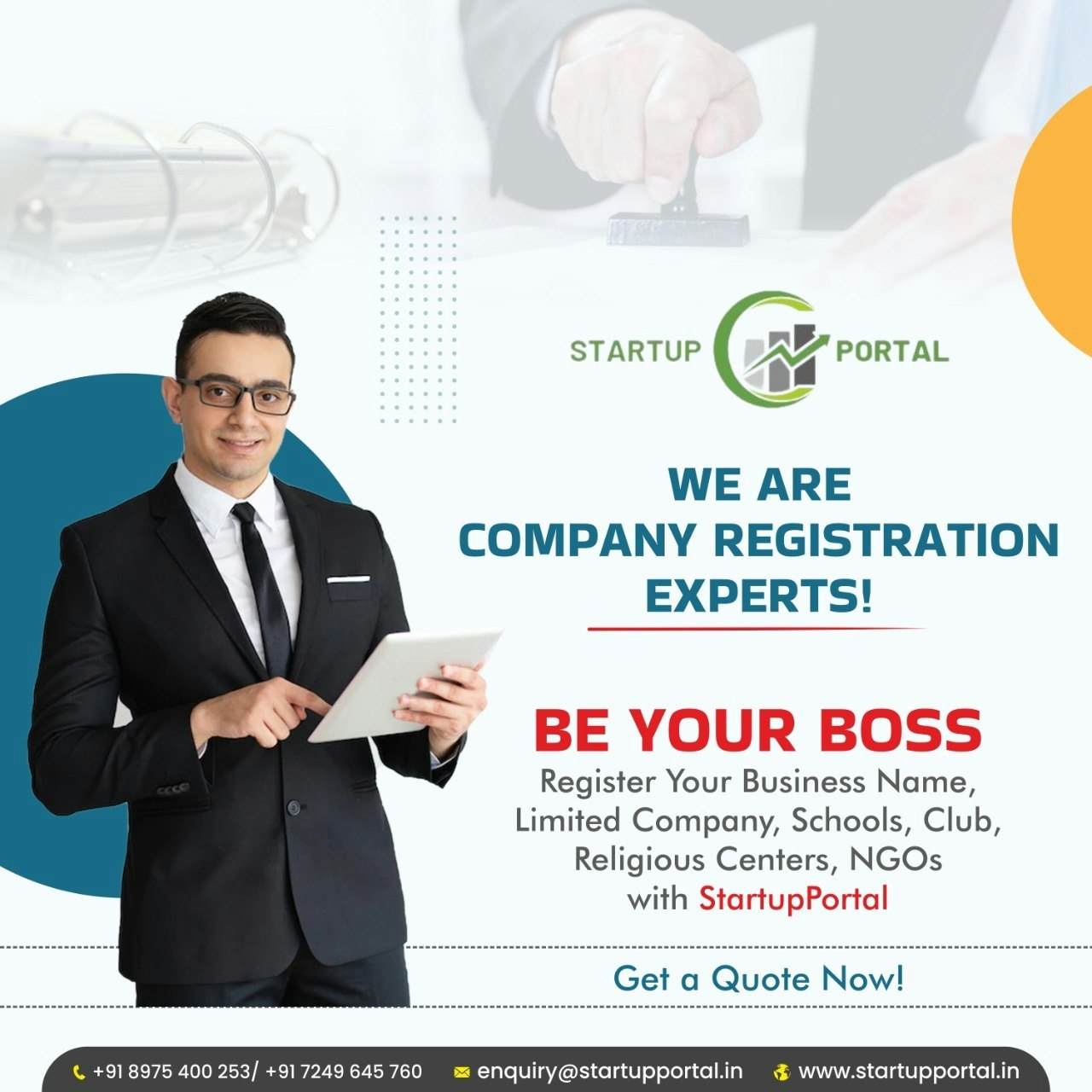 Mídia 1 de Serviço de Negócios Startupporttal - Registro on -line da empresa em Pune
