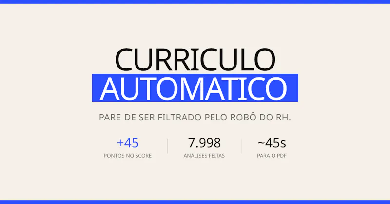 Currículo Automático screenshot 1
