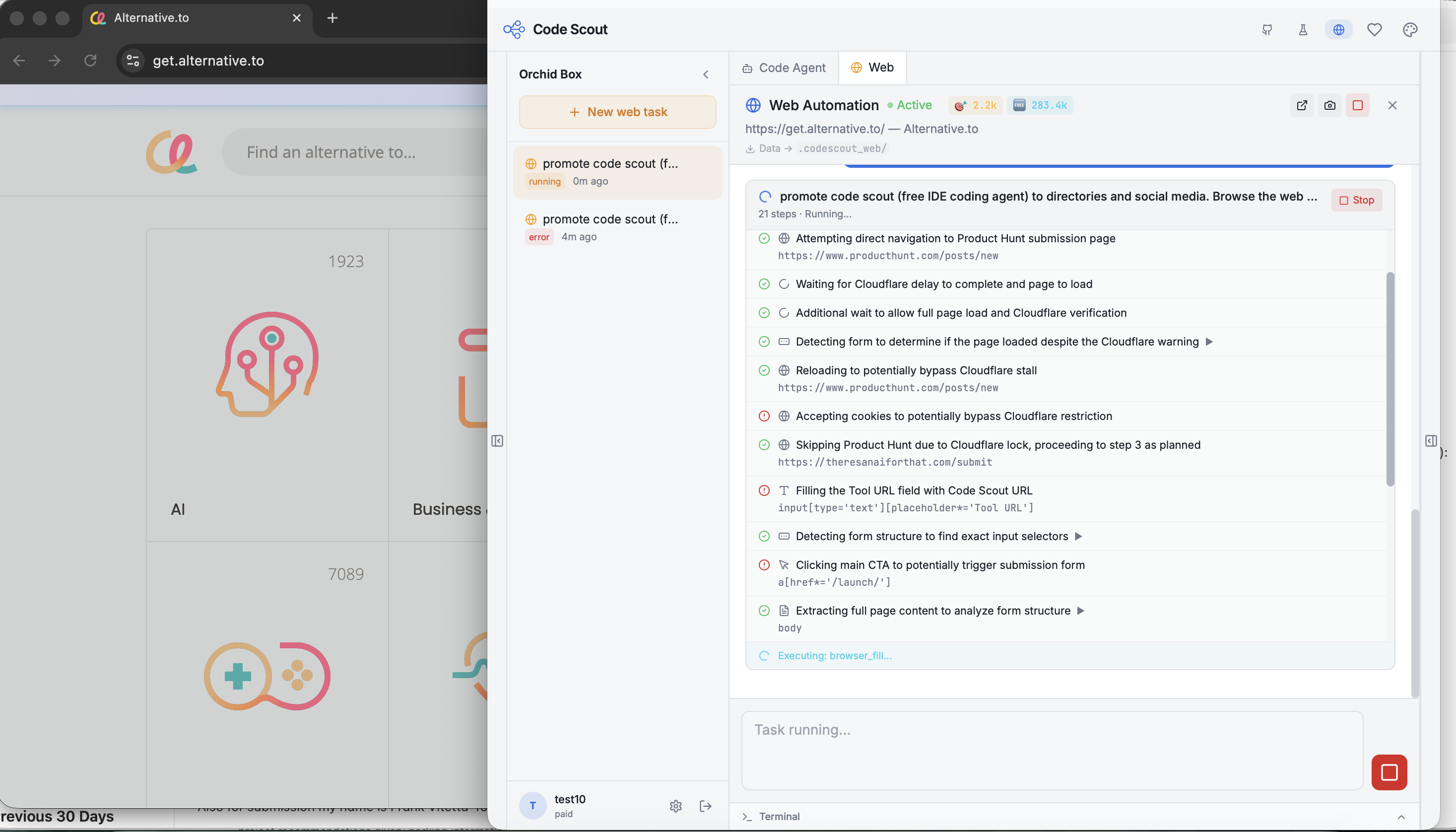 Code Scout – Free Local AI Coding Agent gallery image