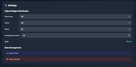 Financegarden - A Personal Budgetplanner gallery image
