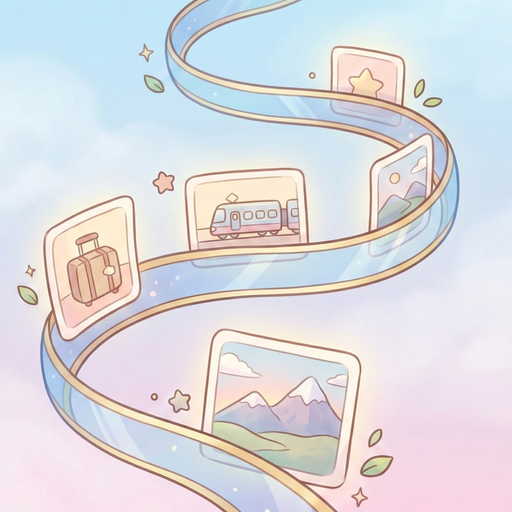 TravelBrain - Product Hunt launch logo and brand identity