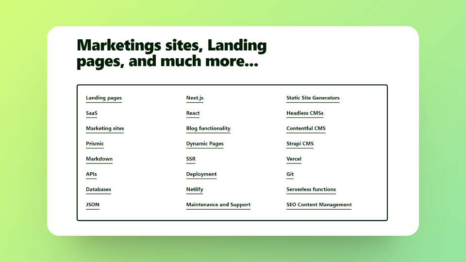 Jamstack Dev gallery image