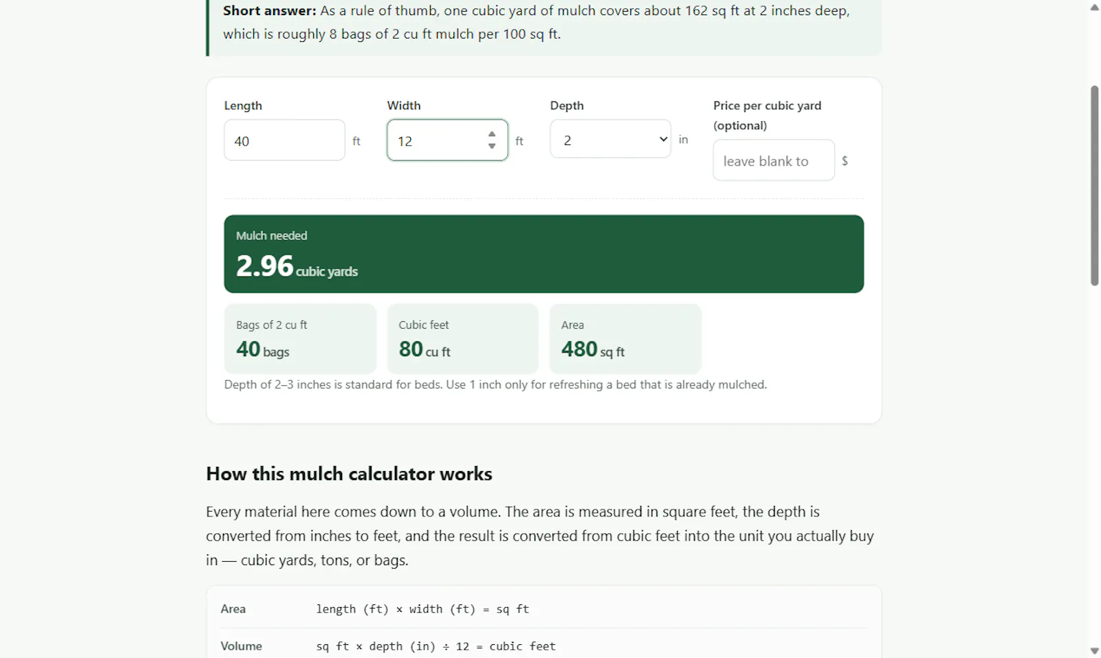 MaterialCalc — How Much Do You Need? screenshot 4