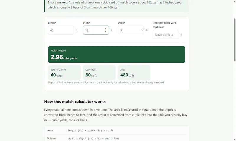 MaterialCalc — How Much Do You Need? screenshot 4