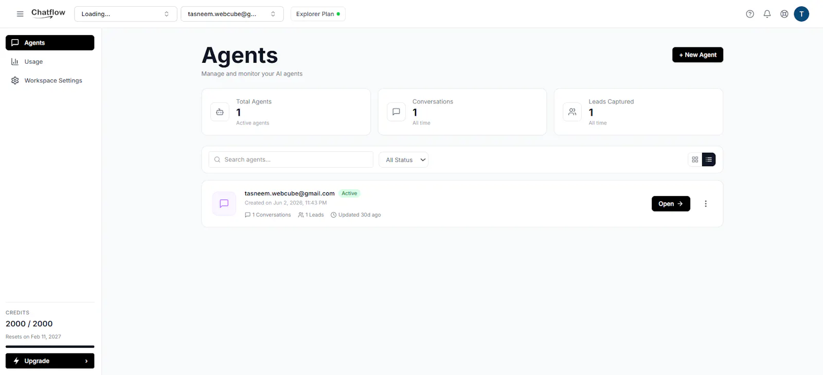 Chatflow screenshot 1