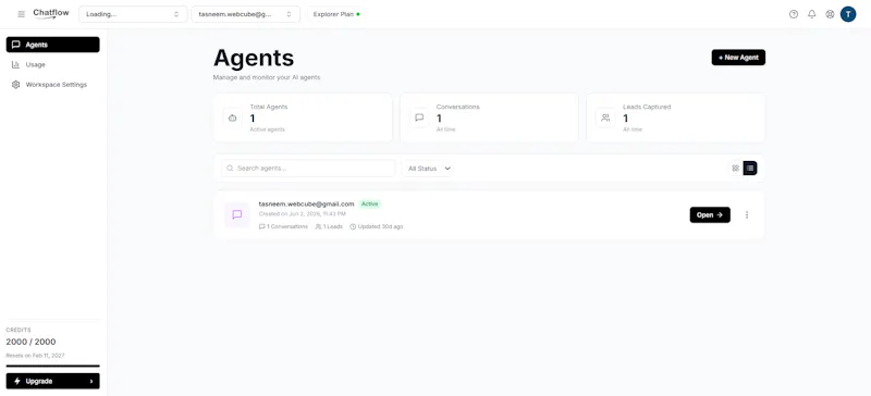 Chatflow screenshot 1