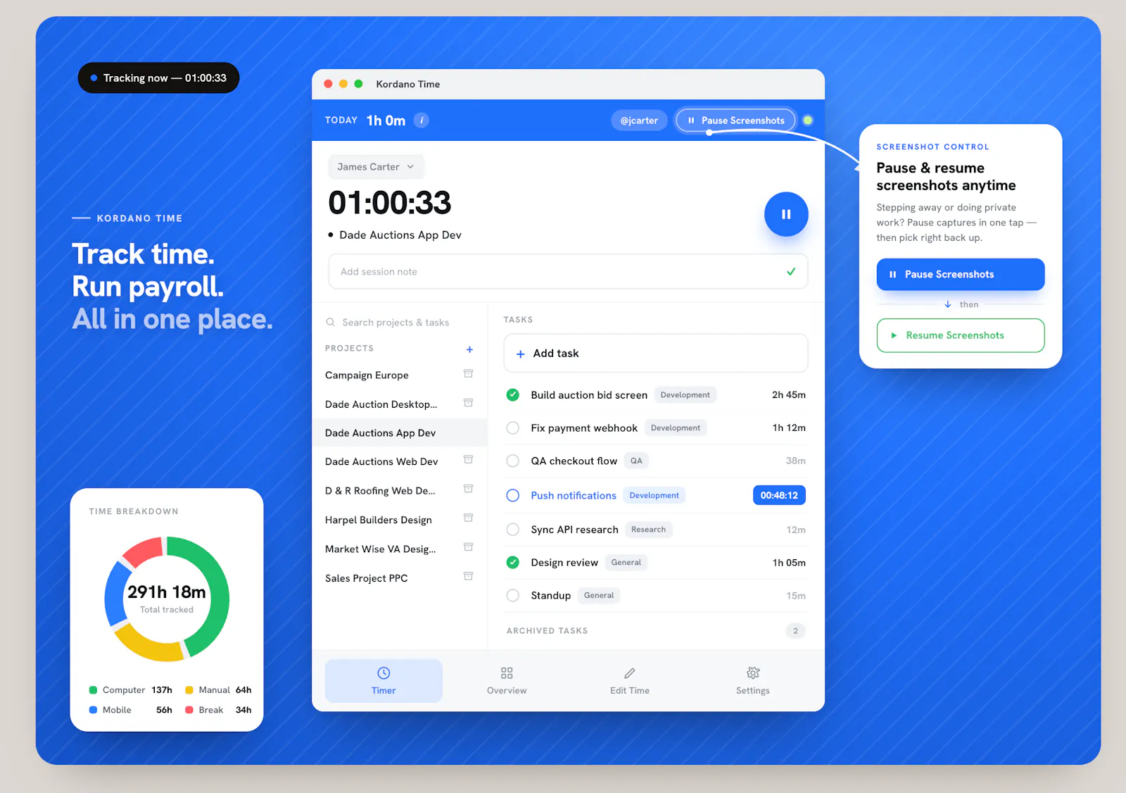 Kordano Time screenshot 1
