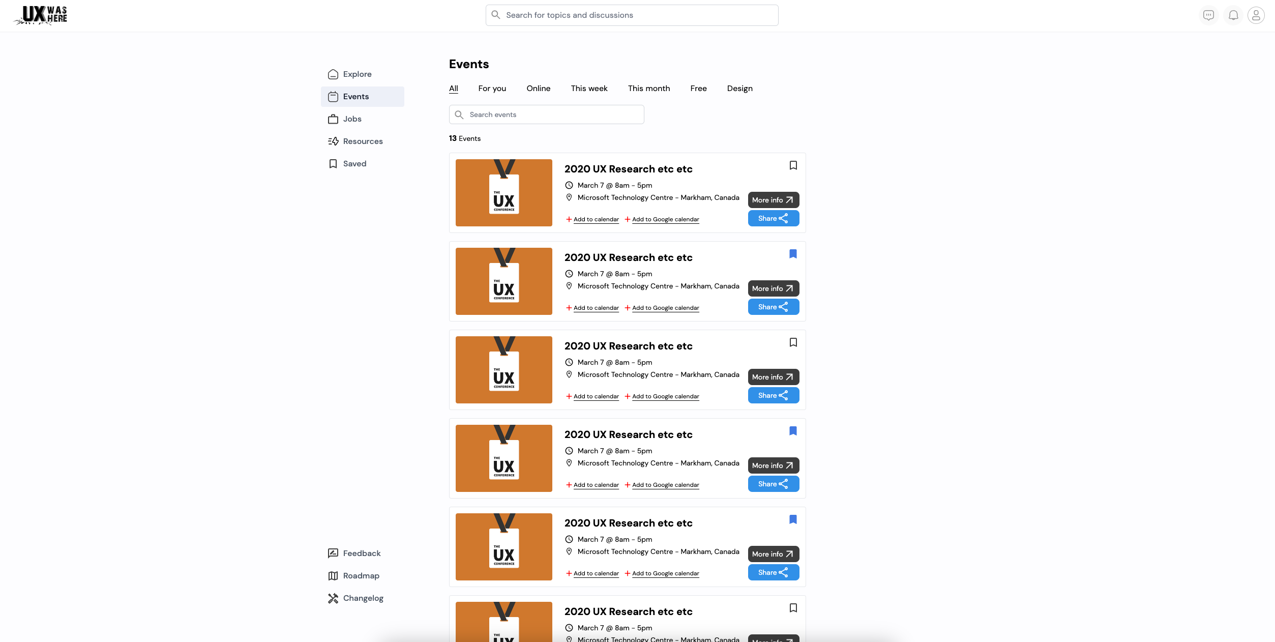 UX war hier Community Medien 3